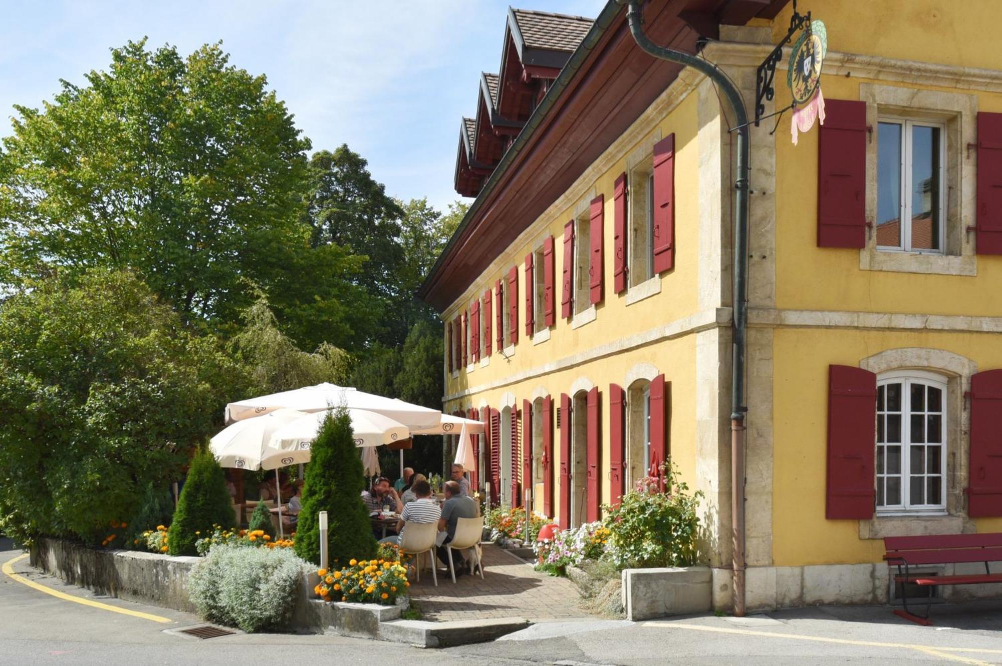 Hotel De L'Aigle Couvet Exterior photo