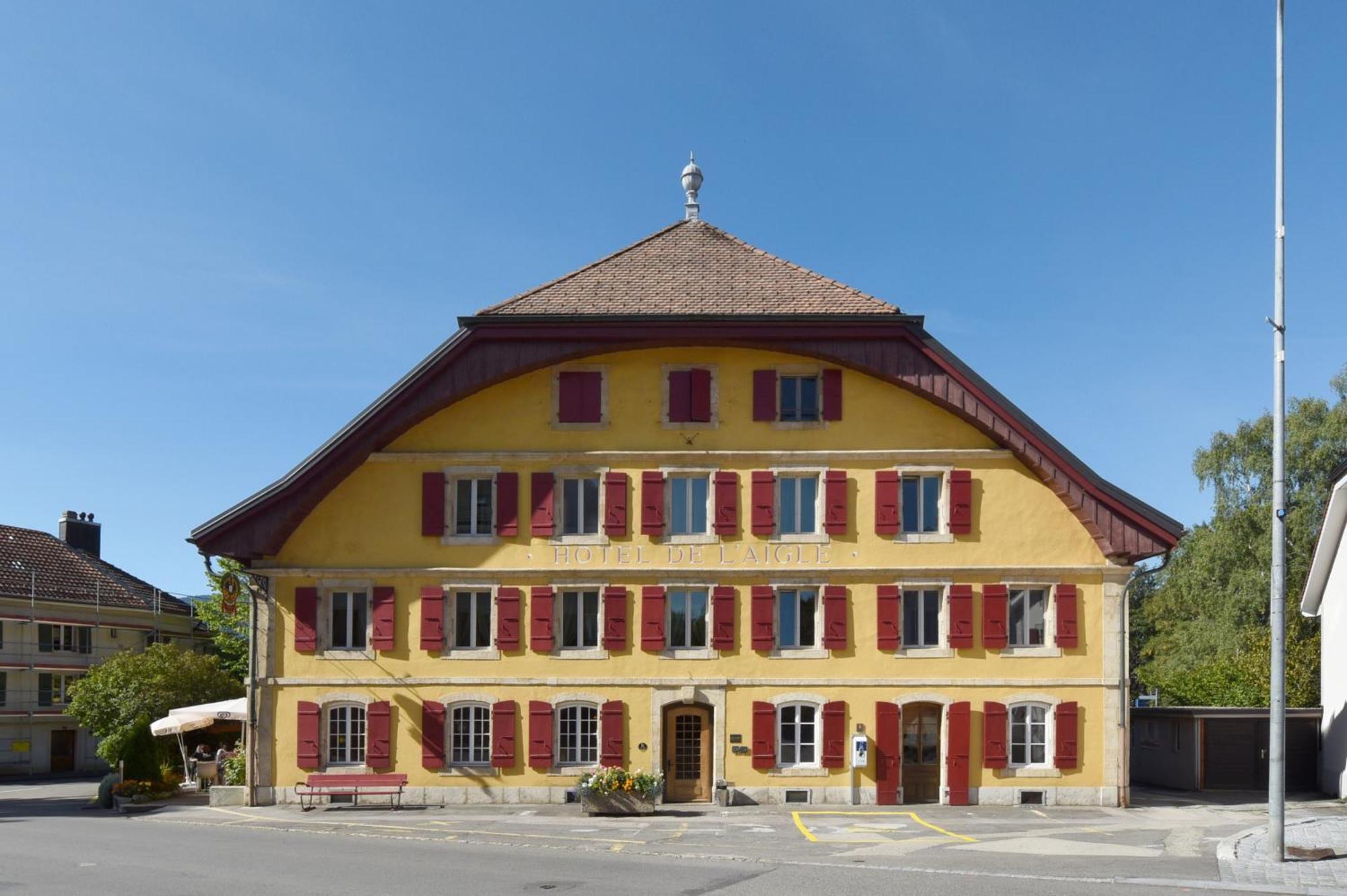 Hotel De L'Aigle Couvet Exterior photo